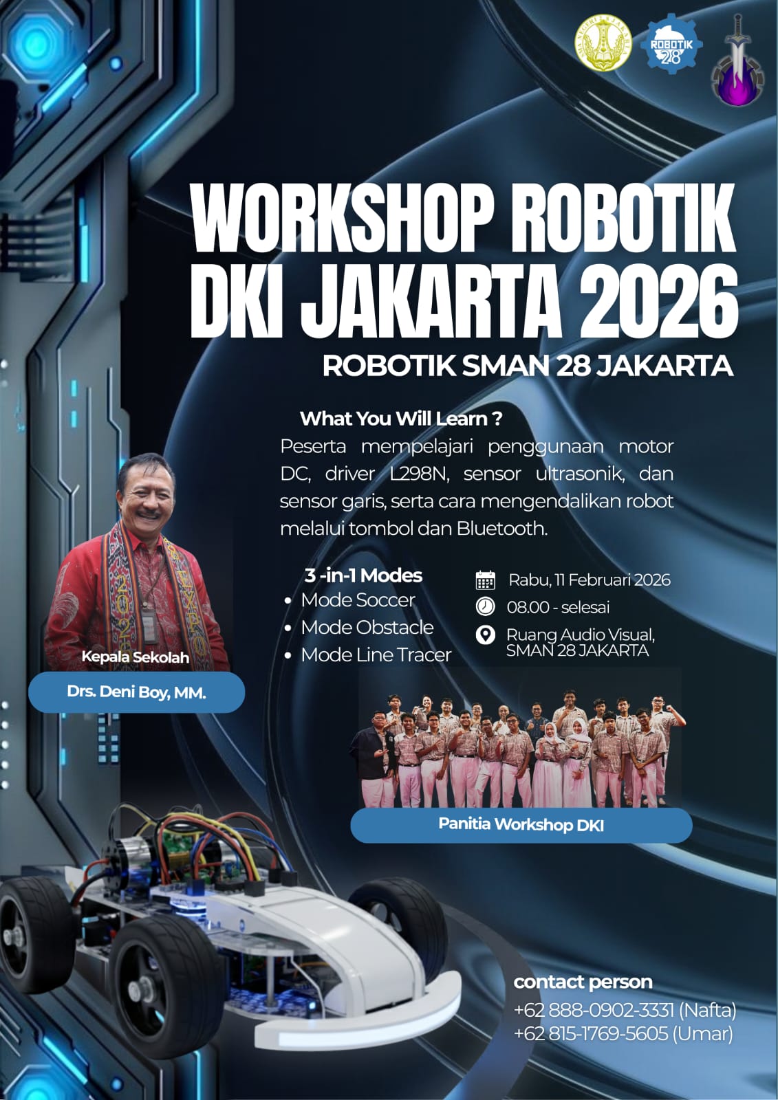 Wokshop Multifungsi Robot SMA Negeri 28 Jakarta
